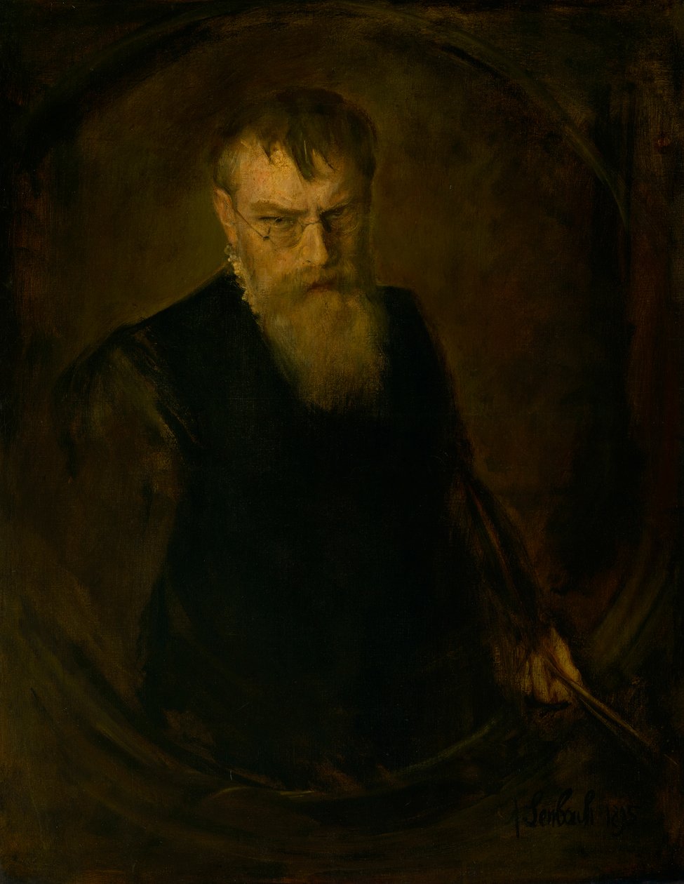 Auto-retrato de Franz von Lenbach