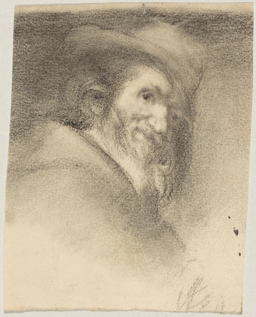 Esboço segundo Vásquez; cabeça de Menipo; original: Madrid, Prado de Franz von Lenbach
