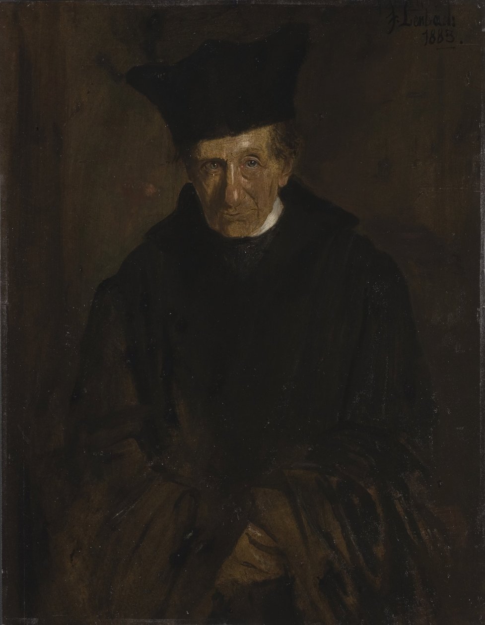 O teólogo Ignaz von Döllinger de Franz von Lenbach