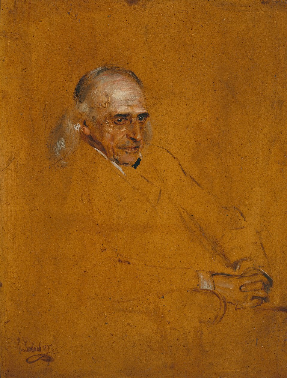 Theodor Mommsen. Estudo de Franz von Lenbach