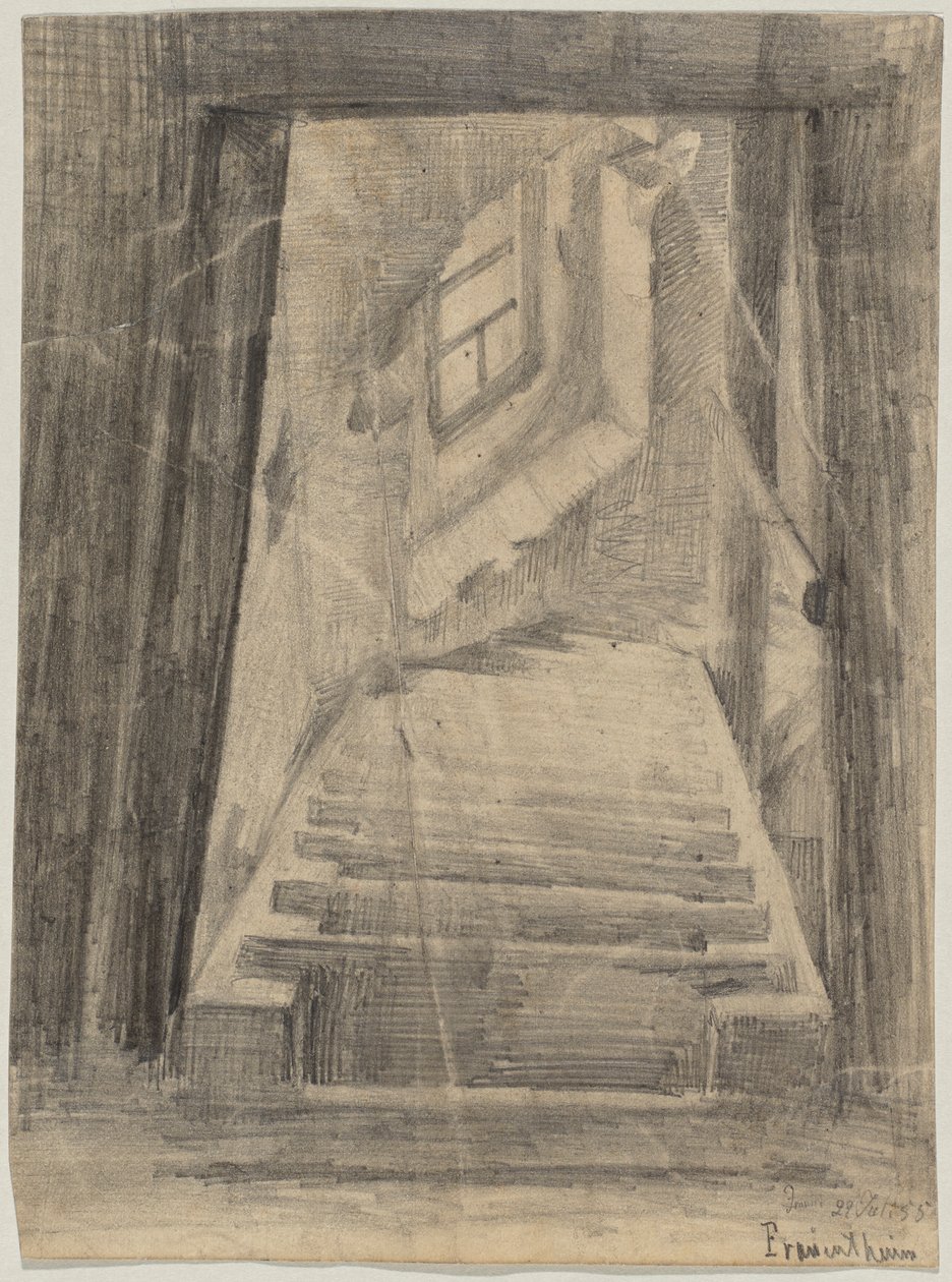 Escadaria (Torre das Mulheres) de Franz von Lenbach