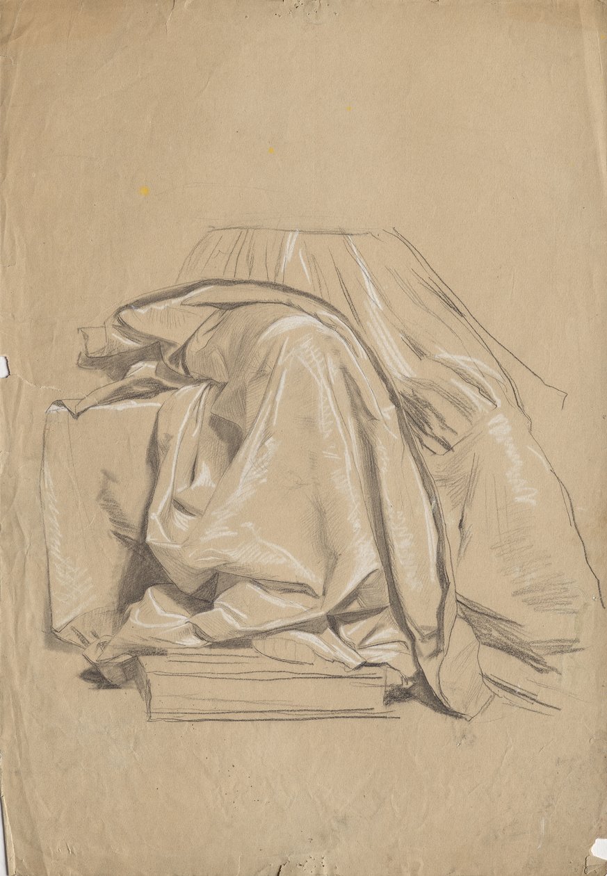 Draperiestudie de Franz von Matsch