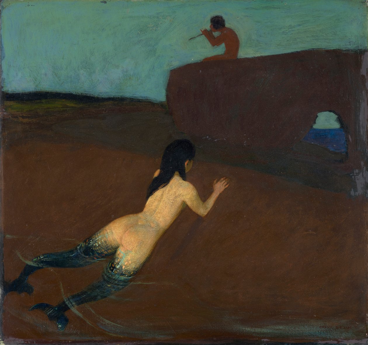 Escuta furtiva de Franz von Stuck