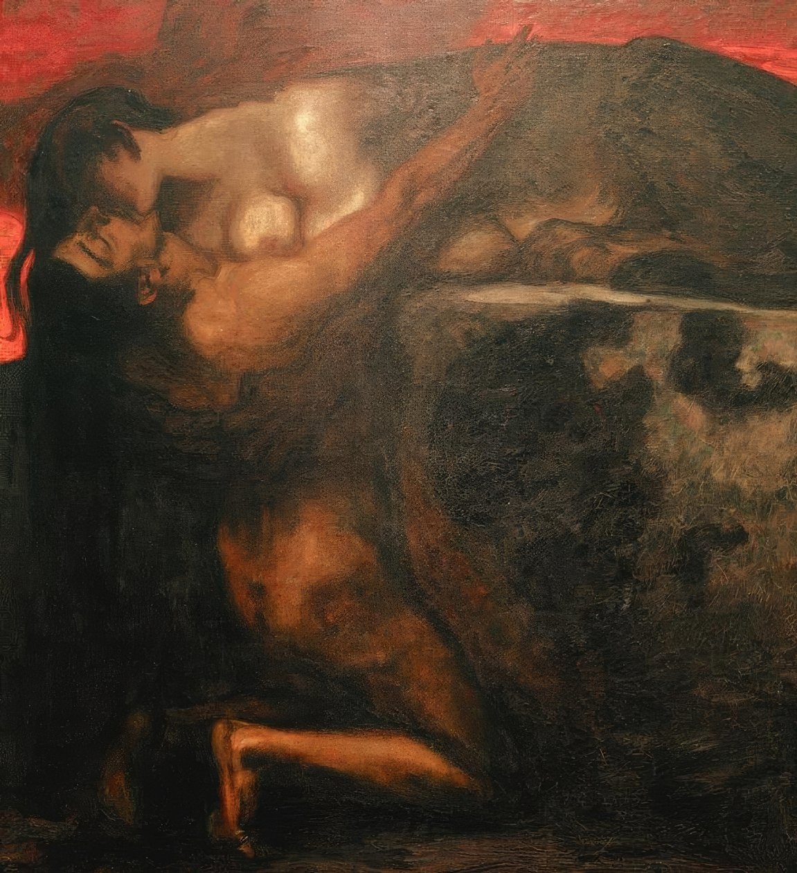 O Beijo da Esfinge de Franz von Stuck