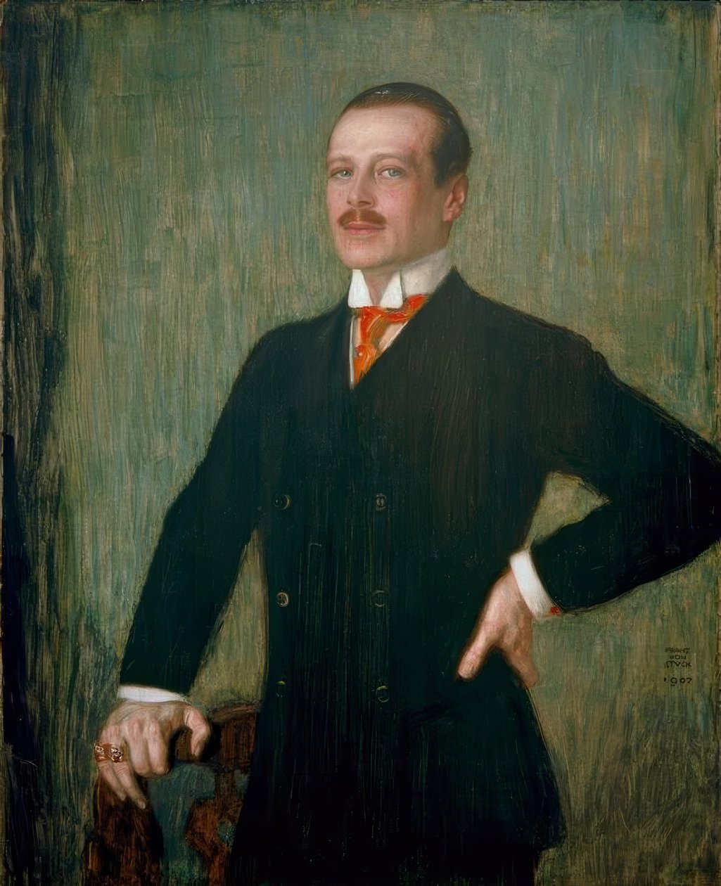 Ernst Ludwig de Hesse - Gem. V. estuque de Franz von Stuck