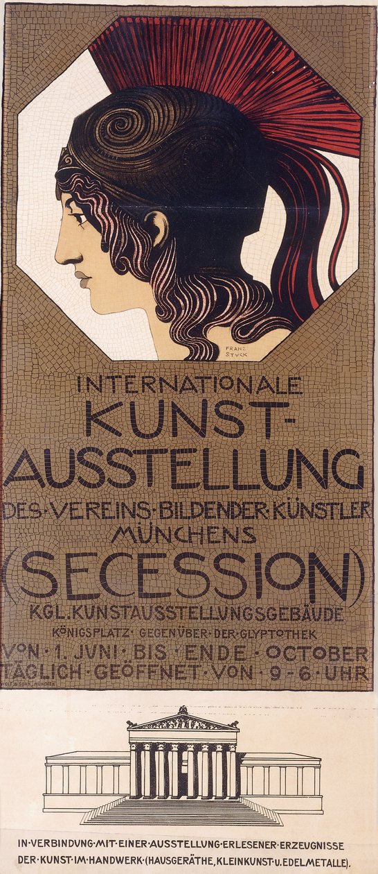 Exposição Internacional de Arte - (Secessão) ", de Franz von Stuck