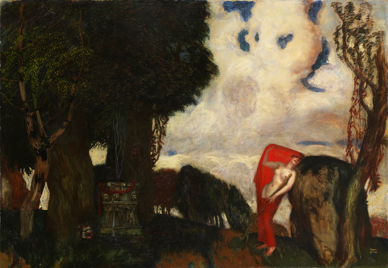 Ifigênia em Tauris, c. 1890 de Franz von Stuck