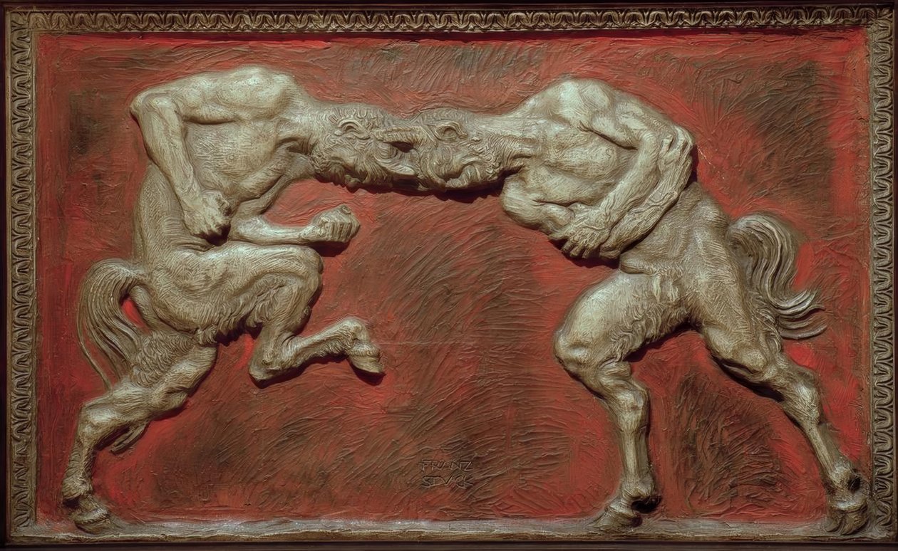 Combate ao Faune de Franz von Stuck