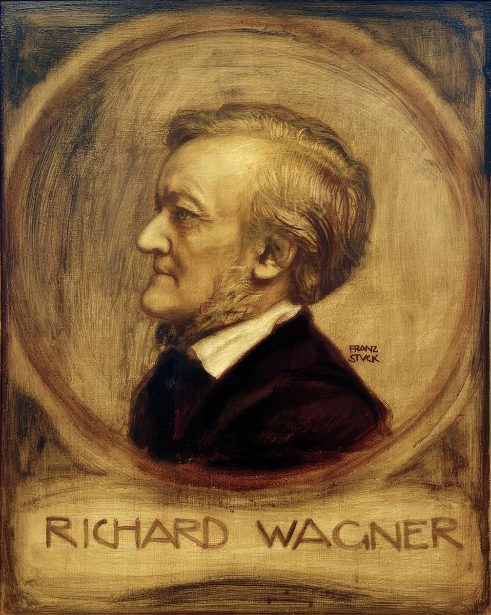 Richard Wagner, pintura de Franz v. estuque de Franz von Stuck