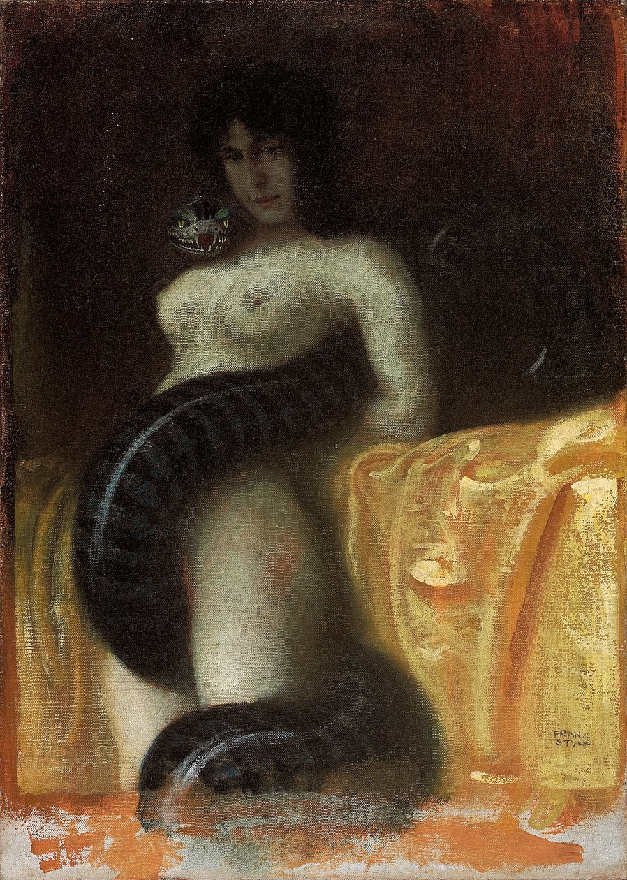 Sensualidade, c.1891 de Franz von Stuck