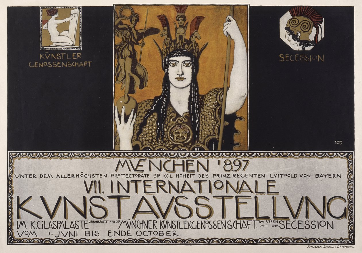 Sétima Exposição Internacional de Arte, Munique 1897 de Franz von Stuck