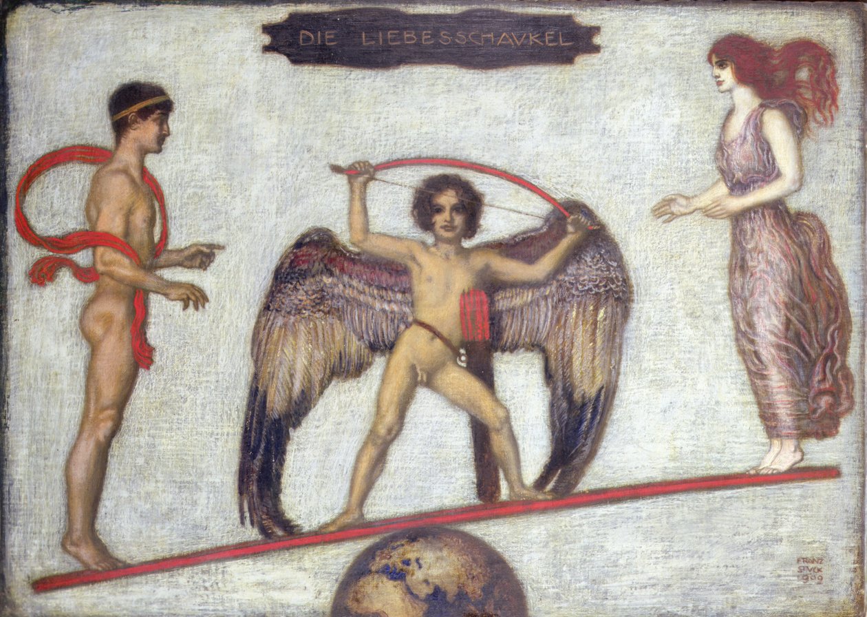 O balanço do amor de Franz von Stuck
