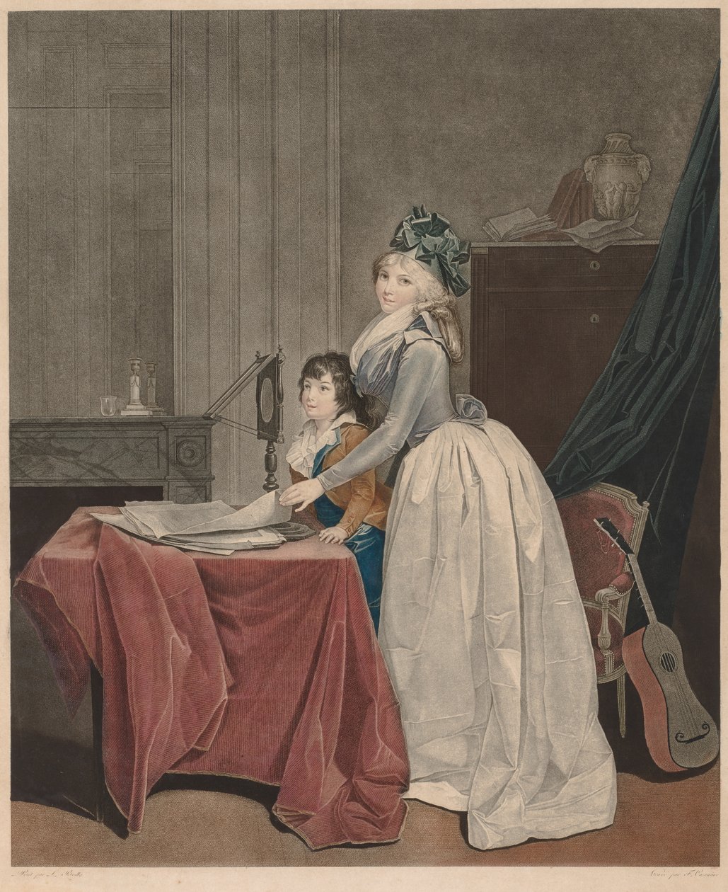 O Visualizador Óptico, c. 1794. de Fréderic Cazenave