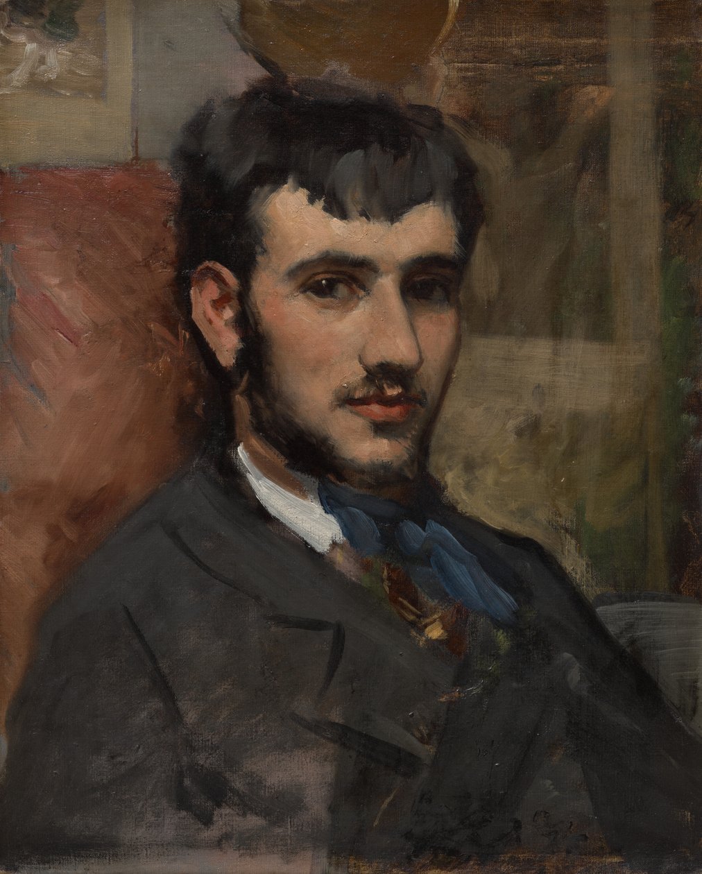 Retrato de Renoir de Frédéric Bazille