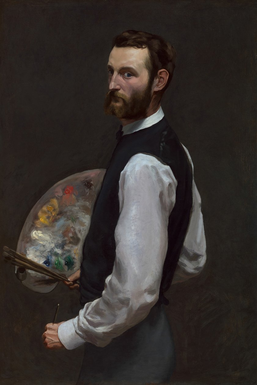 Autorretrato, 186566. de Frédéric Bazille