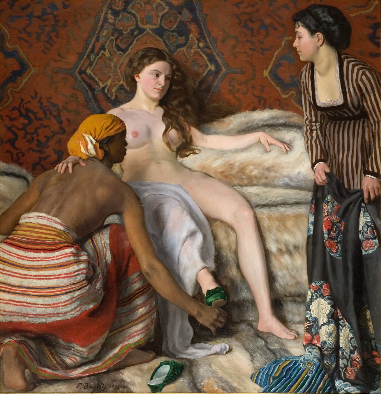 A casa de banho de Frédéric Bazille
