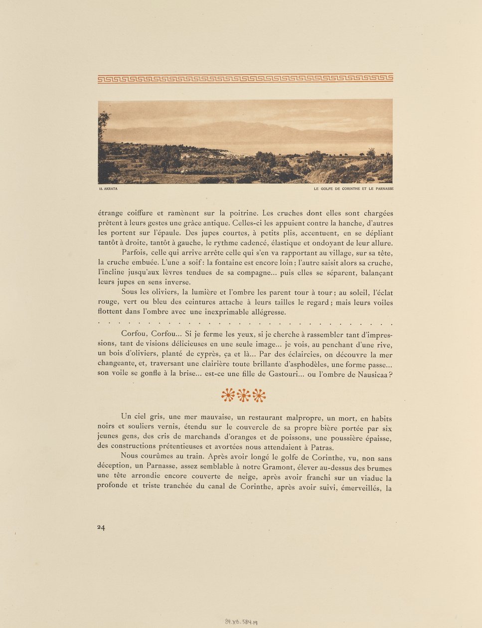 Akrata. O Golfo de Corinto e o Parnaso de Frédéric Boissonnas