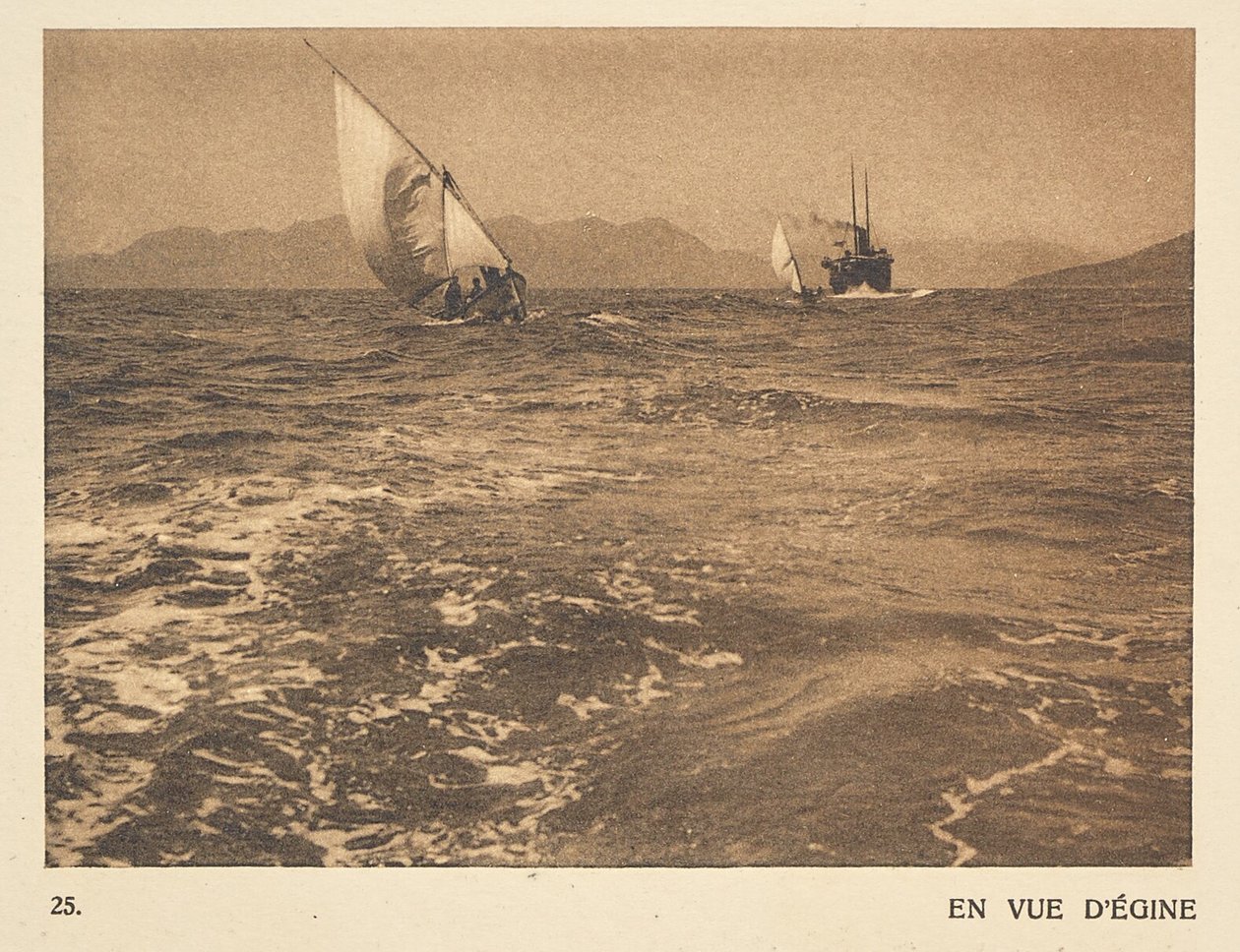 À vista de Aegina de Frédéric Boissonnas