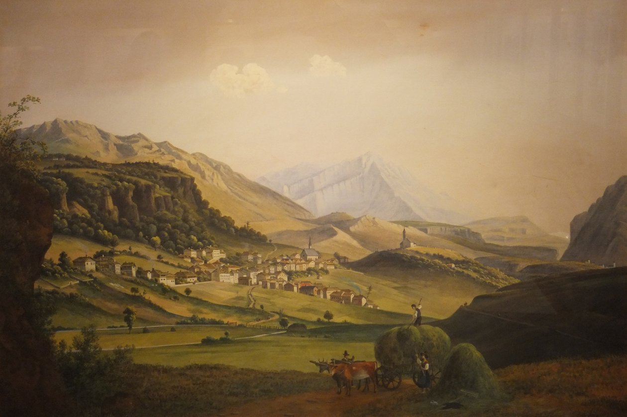 Frédérich Martens - Vista de Pieve Tesino de Frederic Martens