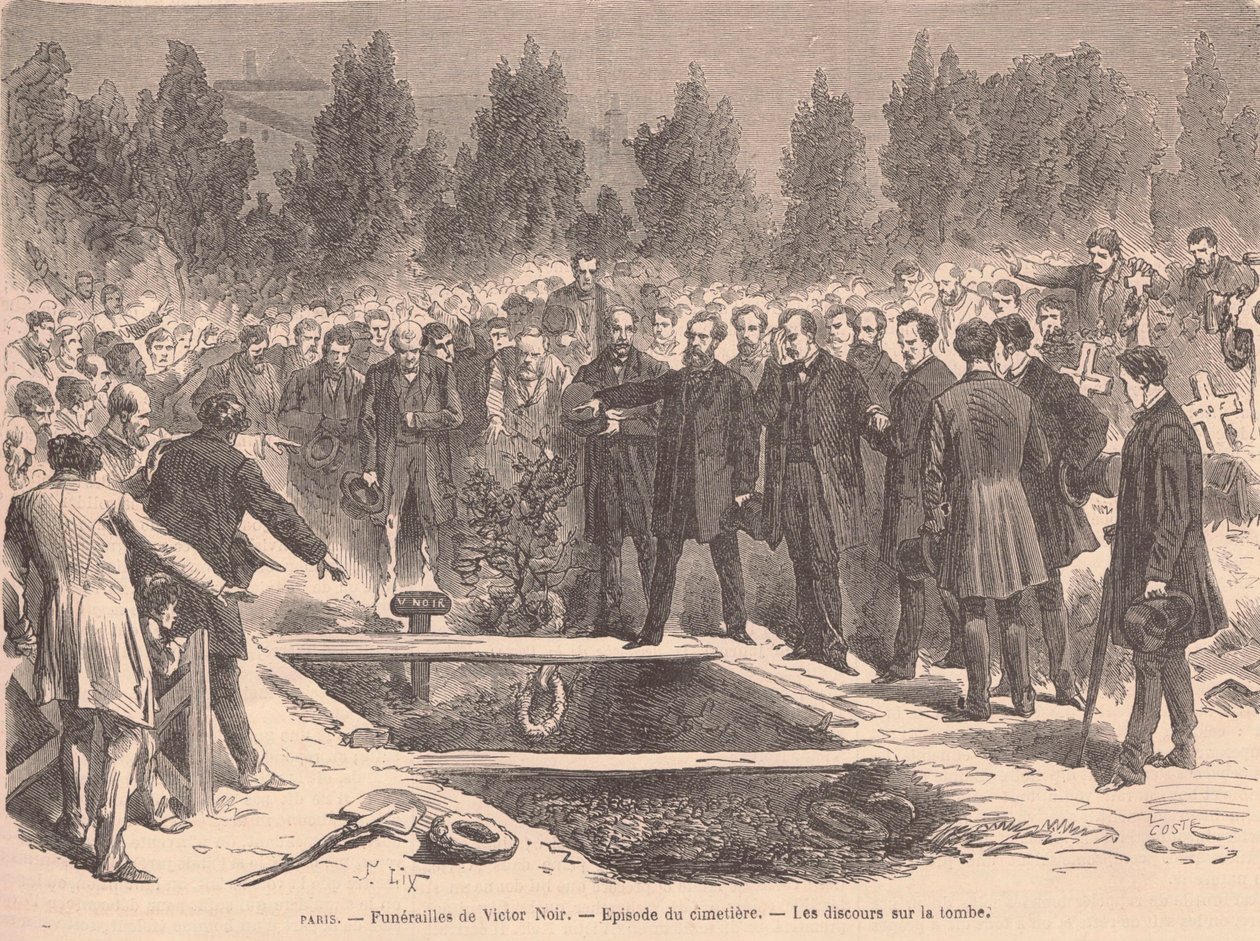 1870-01-22 - O Mundo ilustrado - Victor Noir de Frederic Theodore Lix