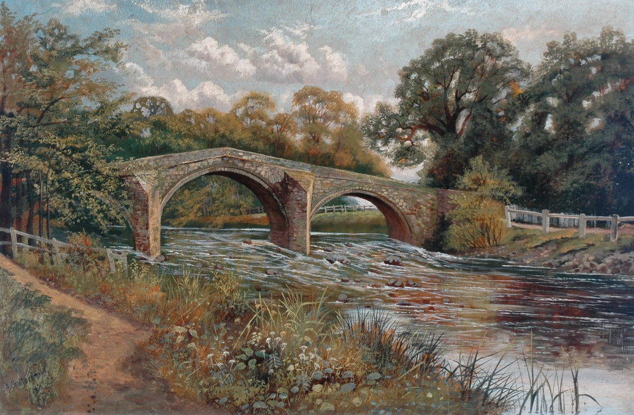 Vista de Ilkley, 1893 de Fred Challacombe