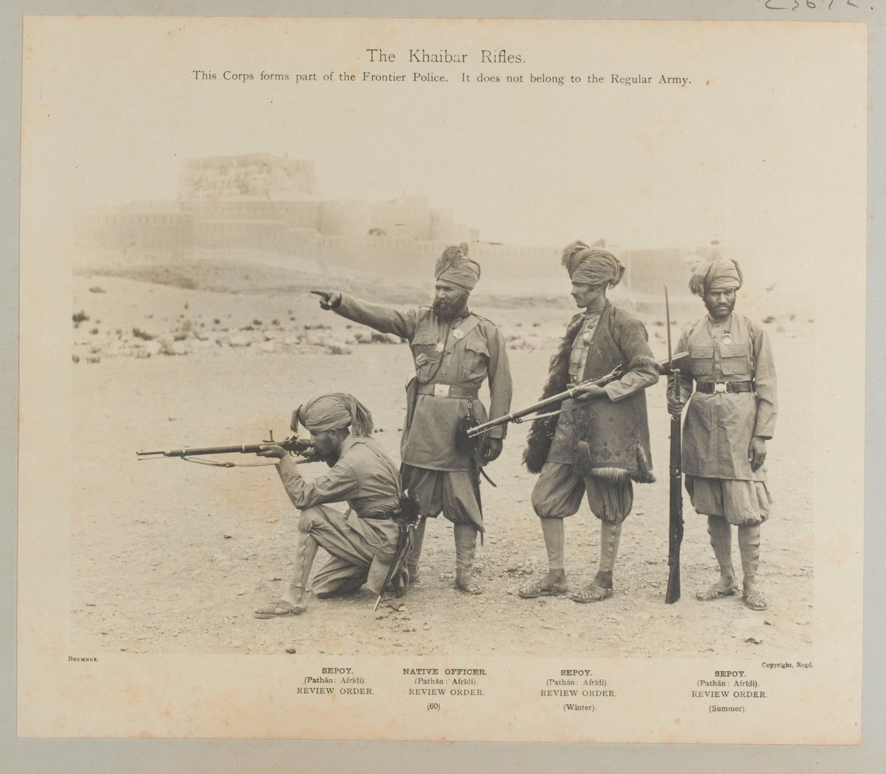 Os rifles Khyber, 1900 por volta de de Fred Bremner
