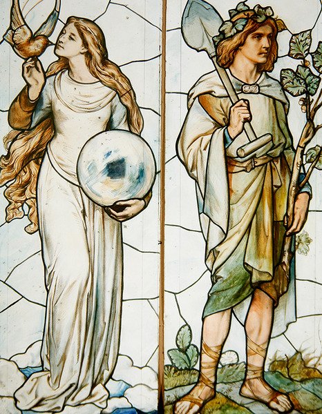 Terra e Ar (aguarela sobre papel) de Fred Weekes