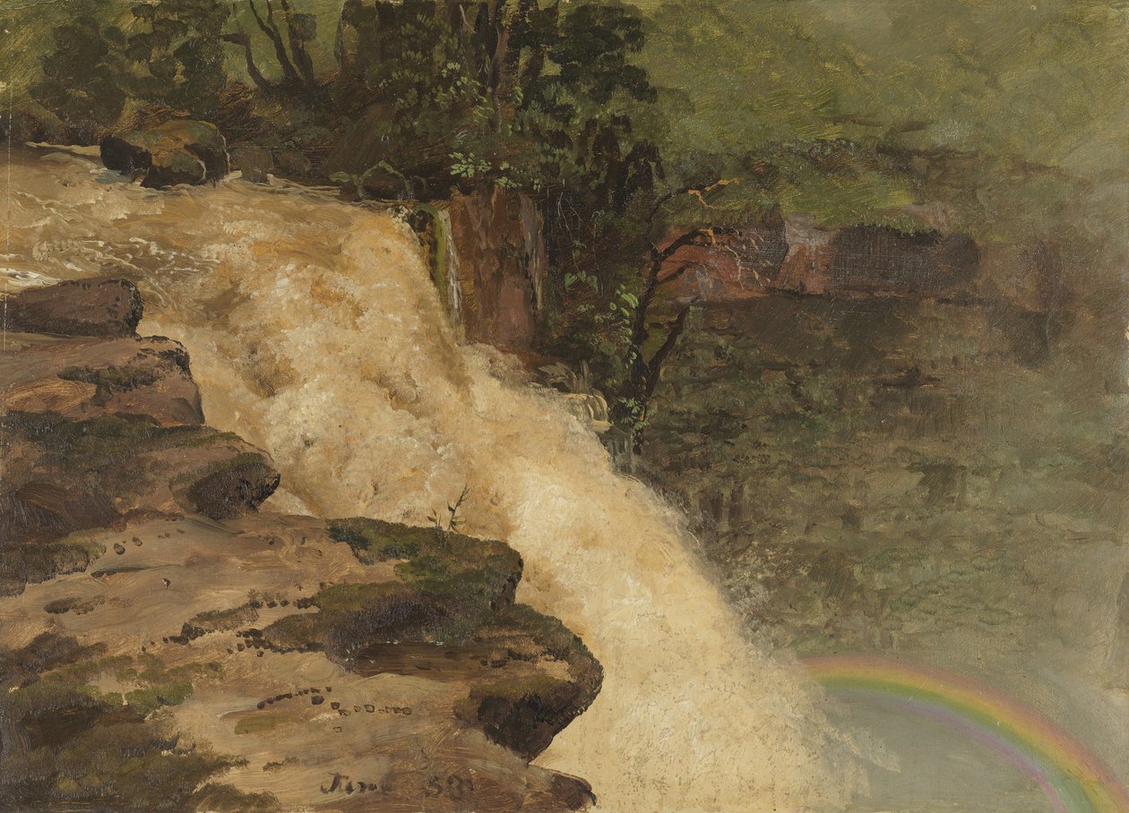 Uma cachoeira na colômbia de Frederic Edwin Church