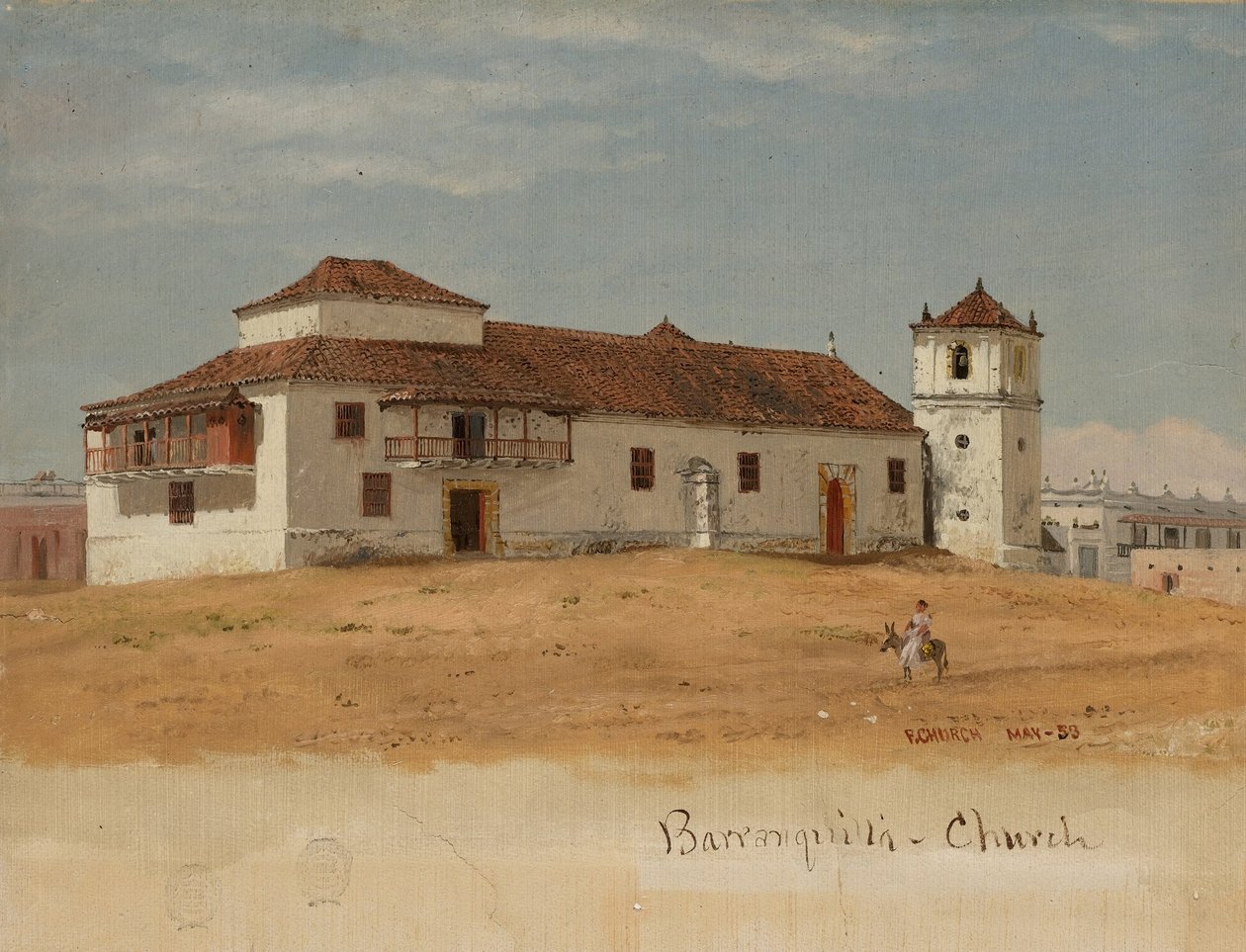 Colômbia, Baranquilla Church de Frederic Edwin Church
