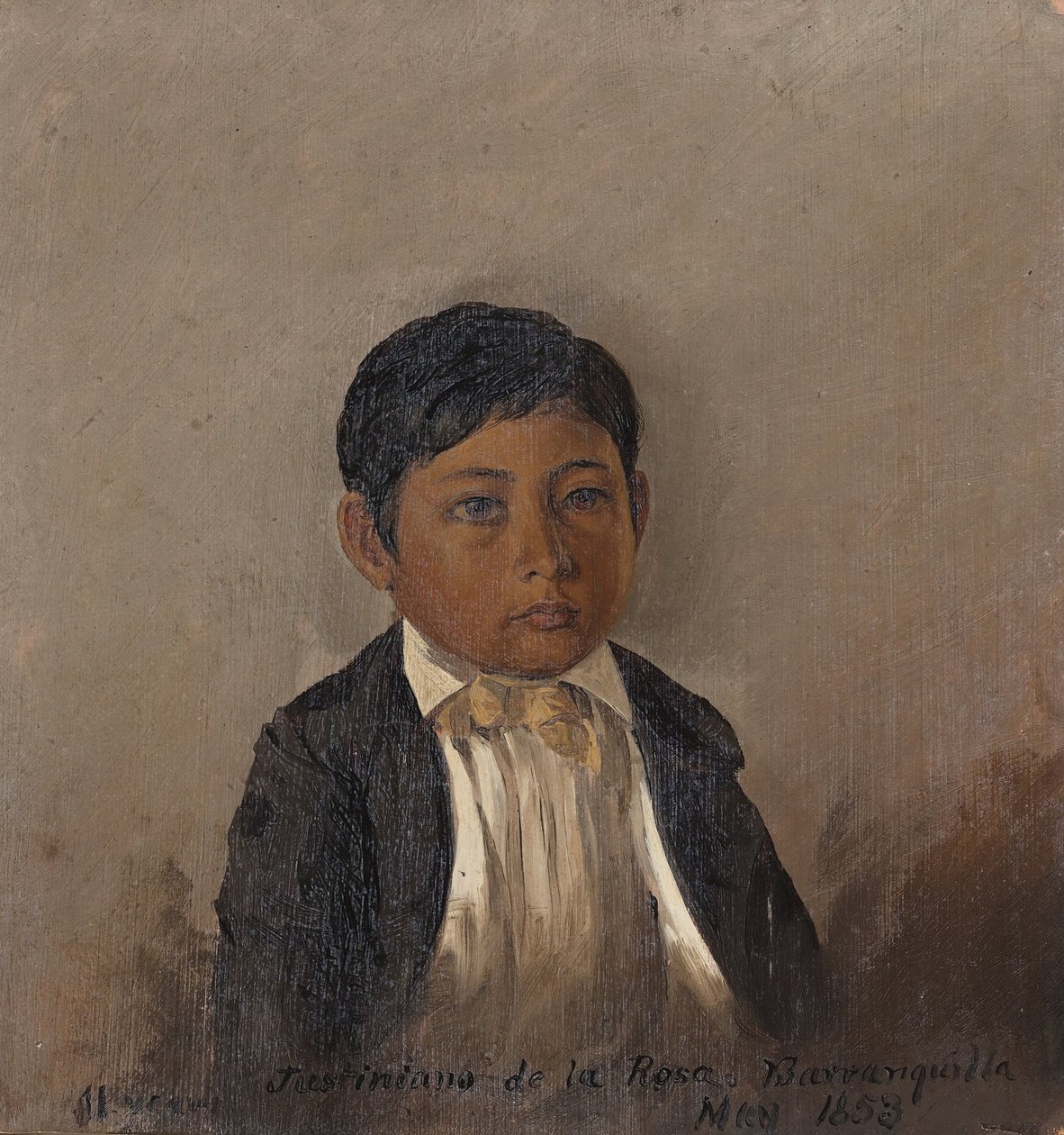 Colômbia, barranquilla, retrato, de, menino de Frederic Edwin Church