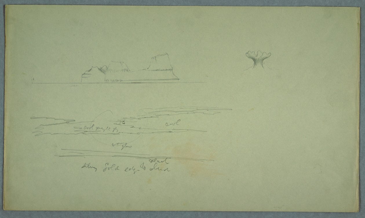 Iceberg Flutuante e Iceflower de Frederic Edwin Church