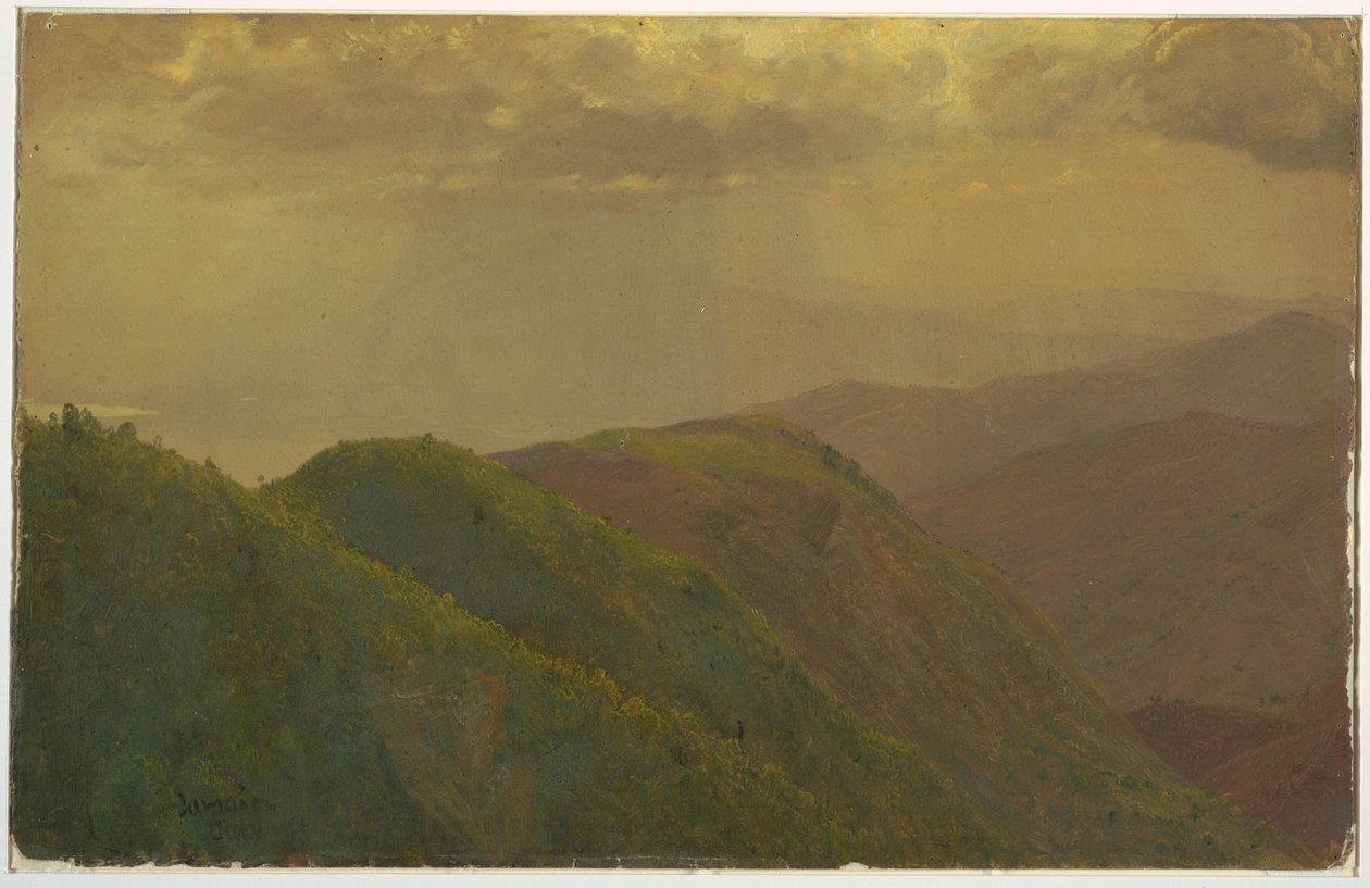 Paisagem, em, jamaica, indies oeste de Frederic Edwin Church