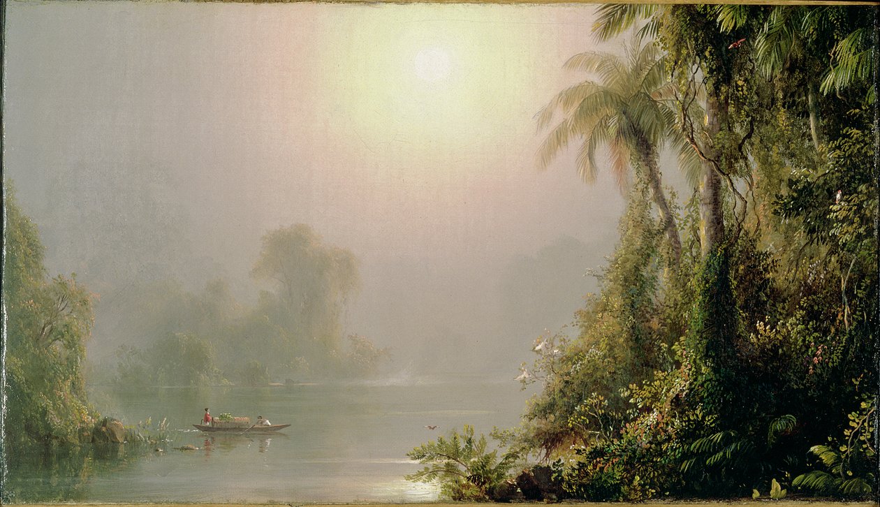 Manhã nos trópicos, c.1858 de Frederic Edwin Church