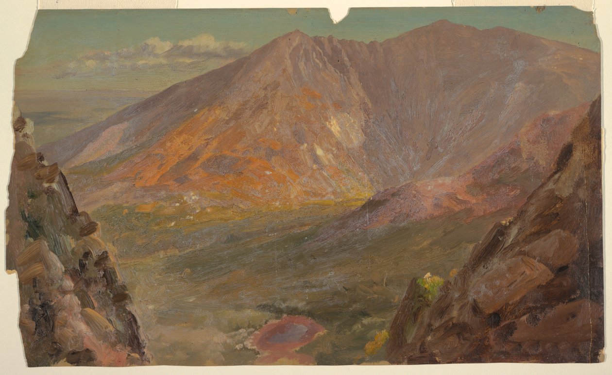 Mt. Katahdin, grande bacia da montanha sul de Turner de Frederic Edwin Church