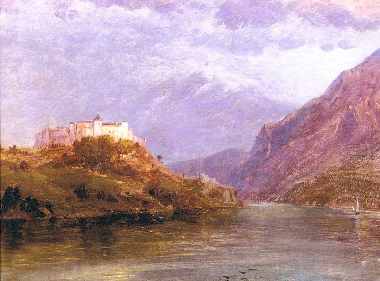 Castelo de Salzburgo, 1868-1869 de Frederic Edwin Church