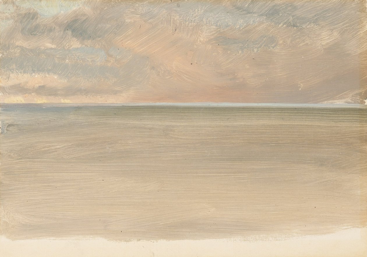 Seascape com Icecap na distância de Frederic Edwin Church
