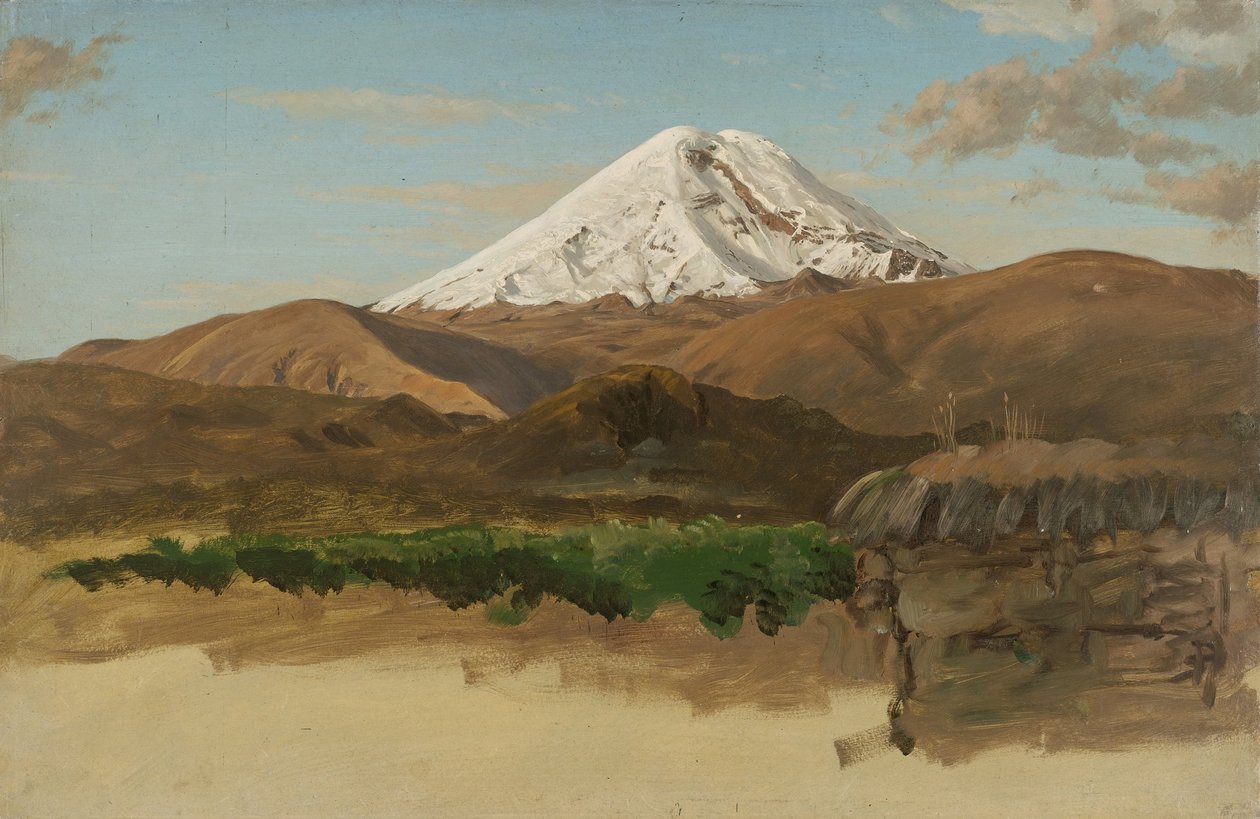 Estudo do Monte Chimborazo, Equador de Frederic Edwin Church