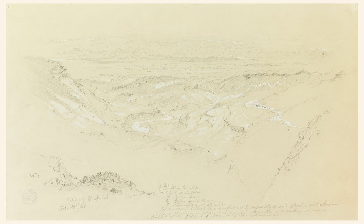 Vale do El Arabah de Frederic Edwin Church