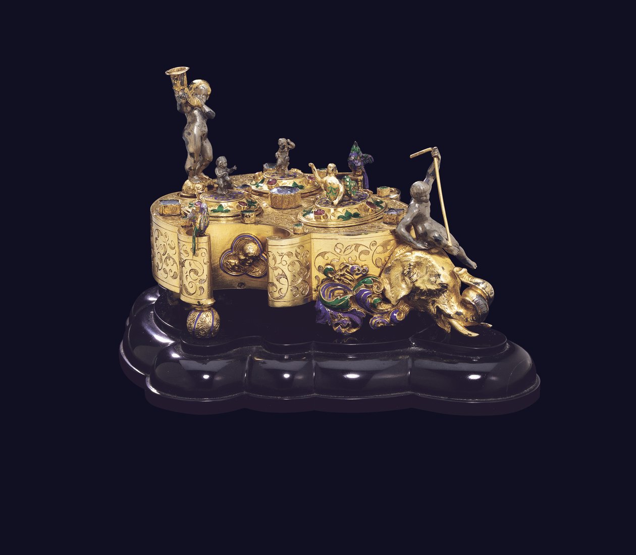 Caso Napoleão III Necessário de Mesa, c.1864-66 de Frederic Jules Rudolphi