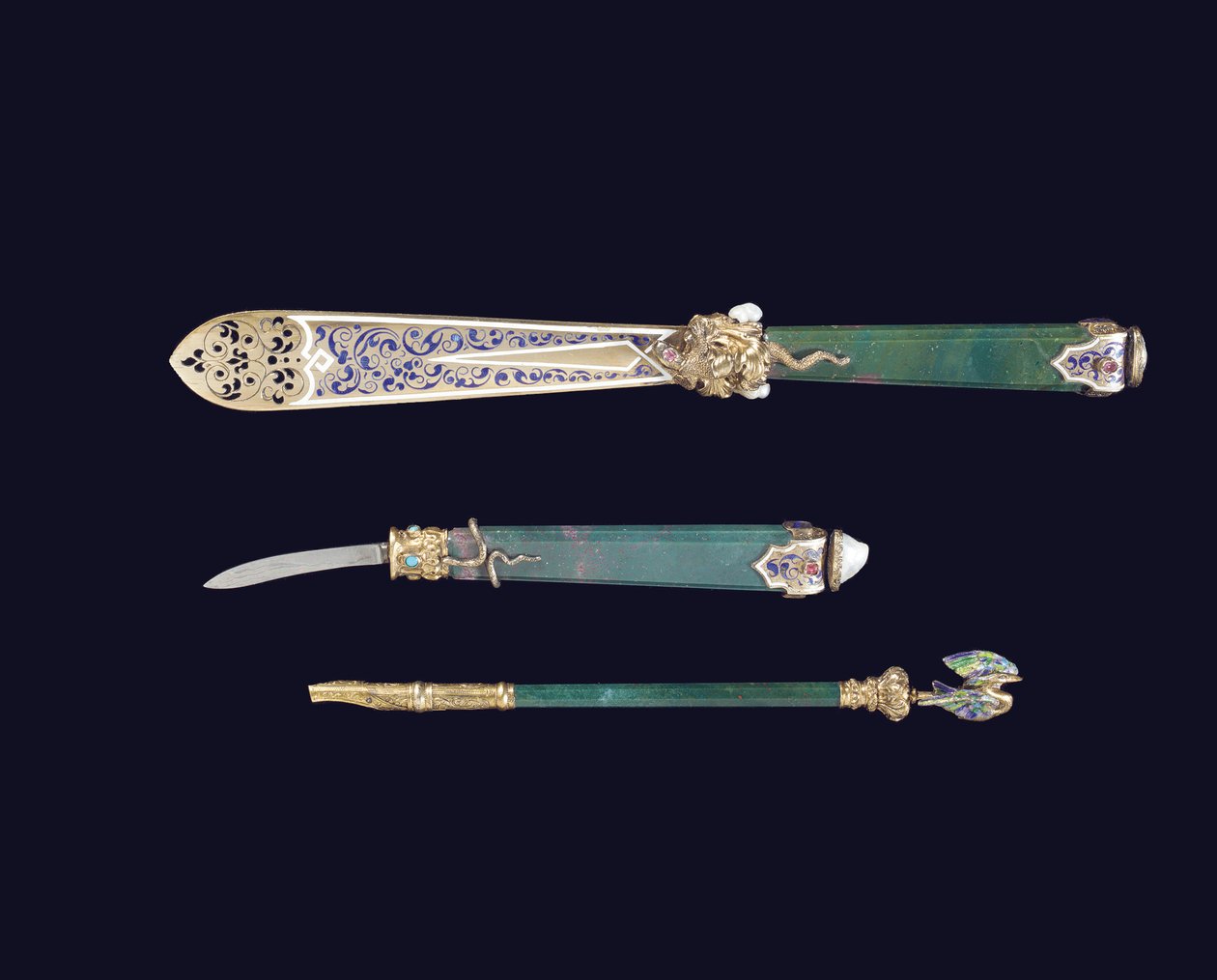 Caso Napoleão III Necessário de Mesa, c.1864-66 de Frederic Jules Rudolphi