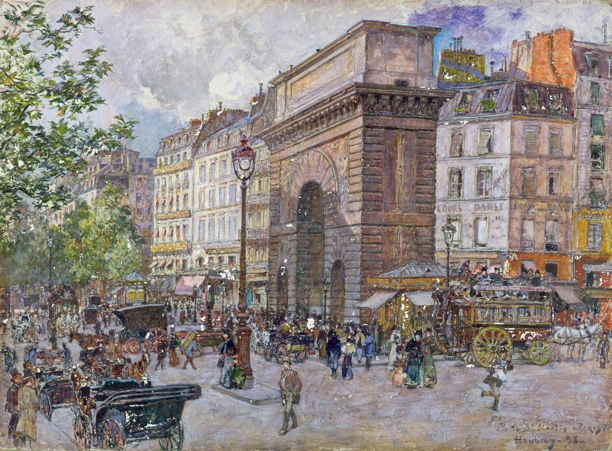 Porte Saint-Martin, 1898 de Frederic Anatole Houbron