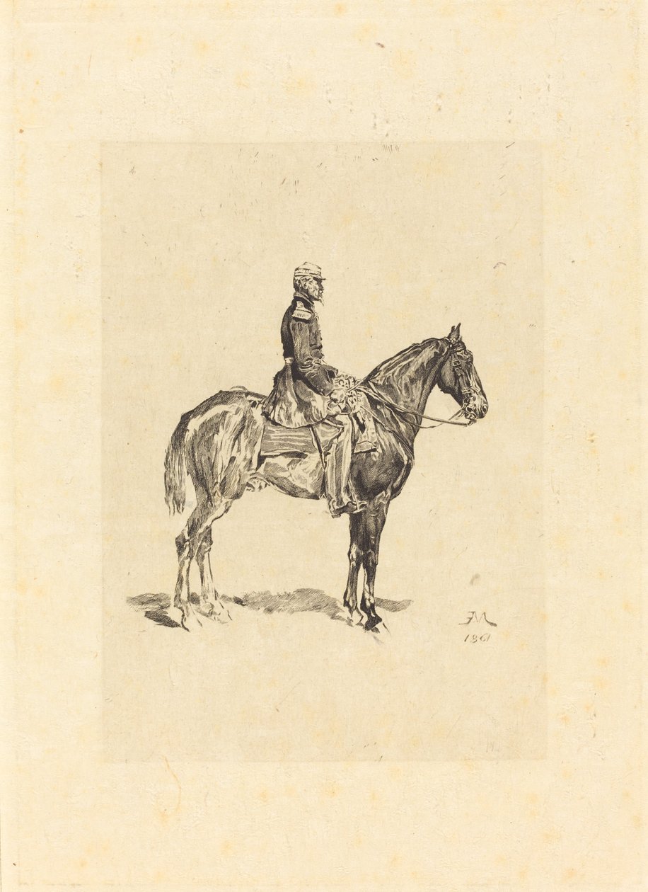 Cavaleiro de Frederic Auguste La Guillermie after Jean Louis Ernest Meissonier