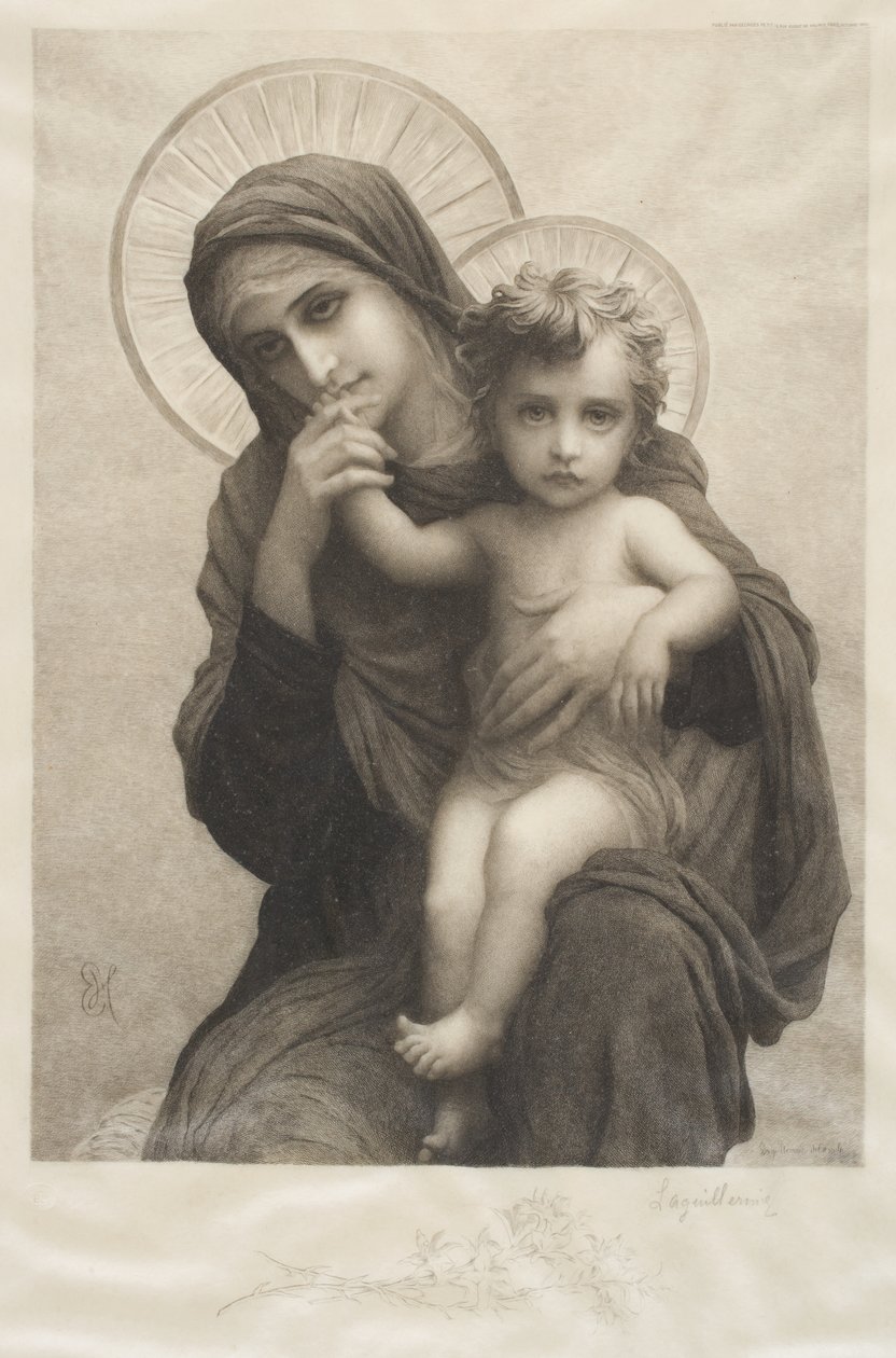 Madonna e criança de Frederic Auguste Laguillermie