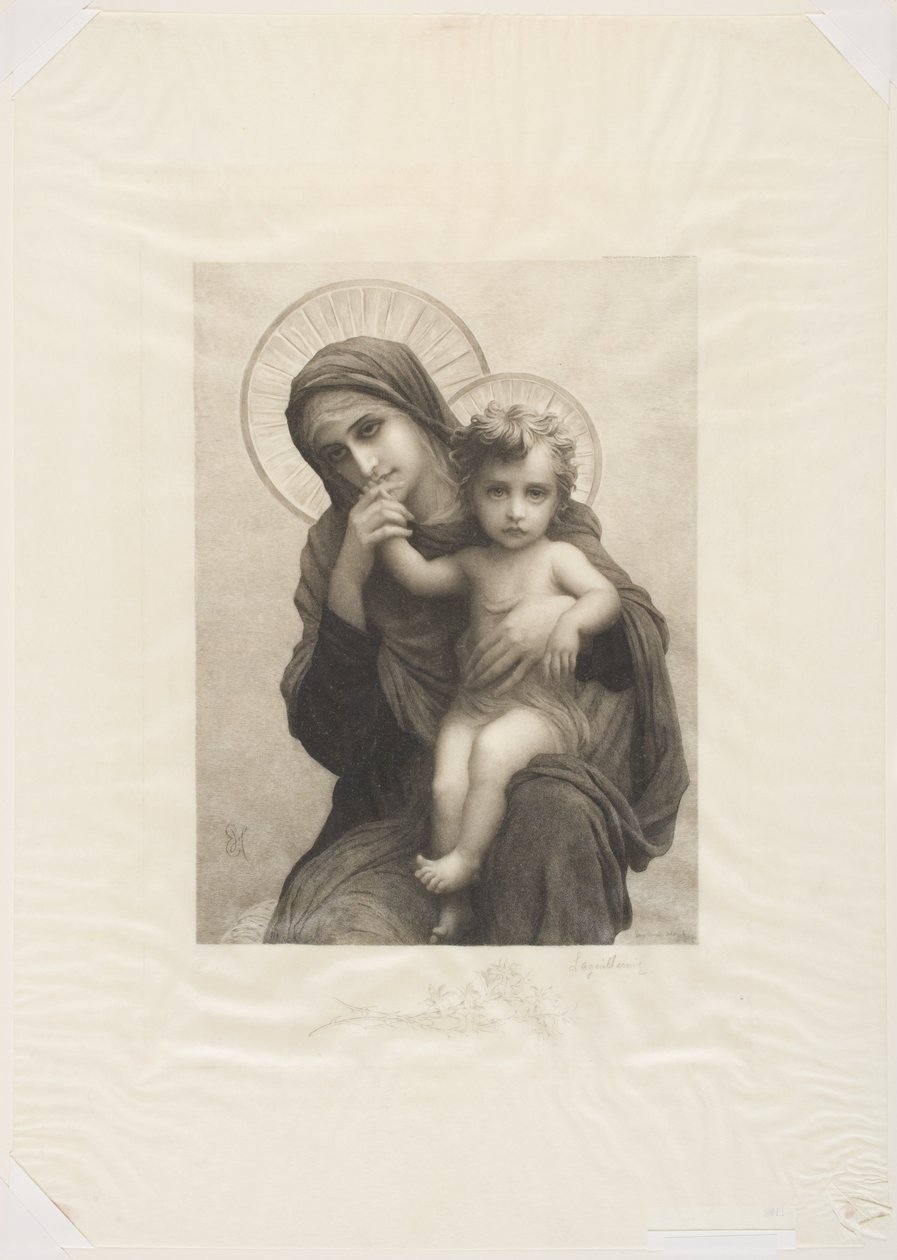 Madonna e criança de Frederic Auguste Laguillermie
