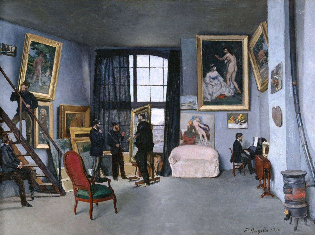 Estúdio de Bazille de Jean Frederic Bazille