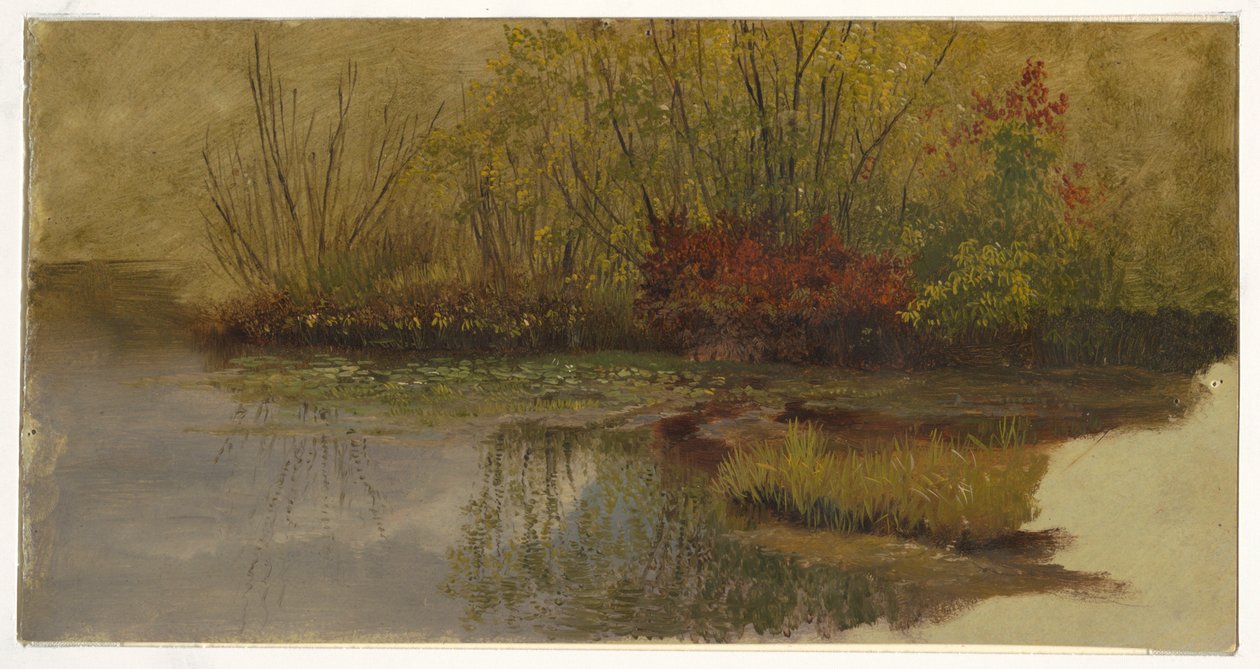 Um canto de uma lagoa de Frederic Edwin Church