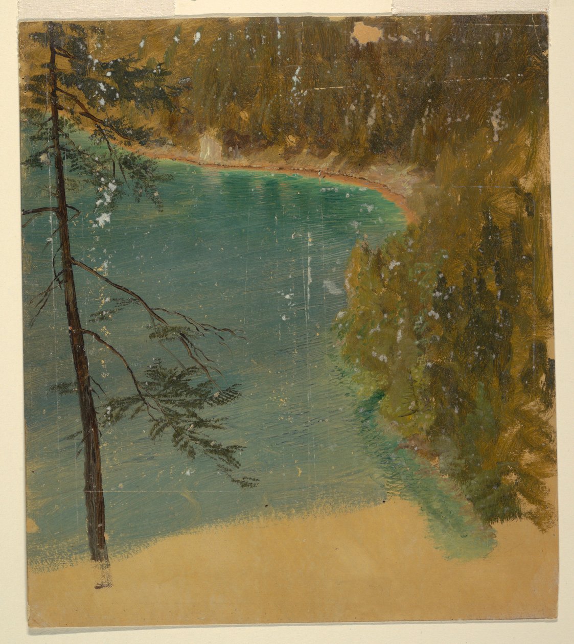 Lago alpino (Baviera ou Suíça) de Frederic Edwin Church