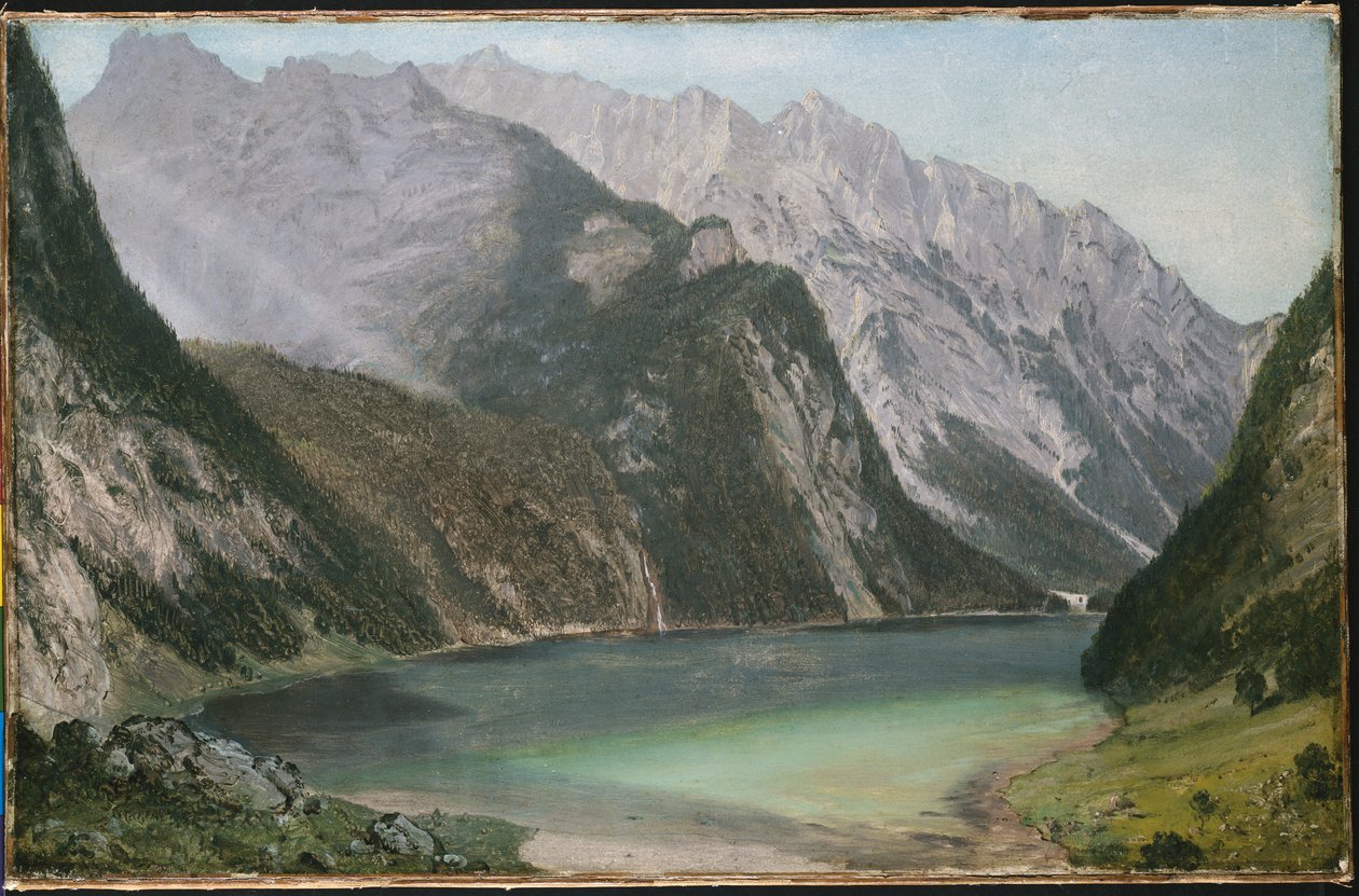 Lago alpino de Frederic Edwin Church