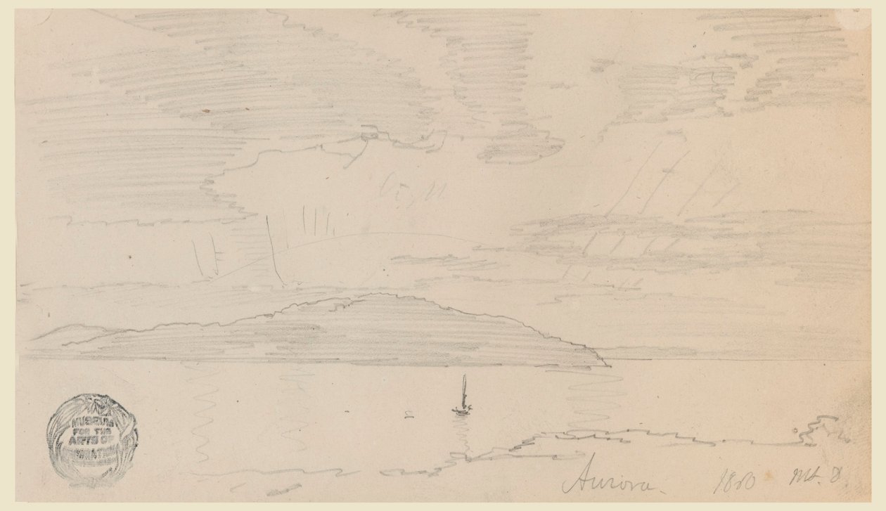 Aurora, Ilha do Monte Deserto de Frederic Edwin Church