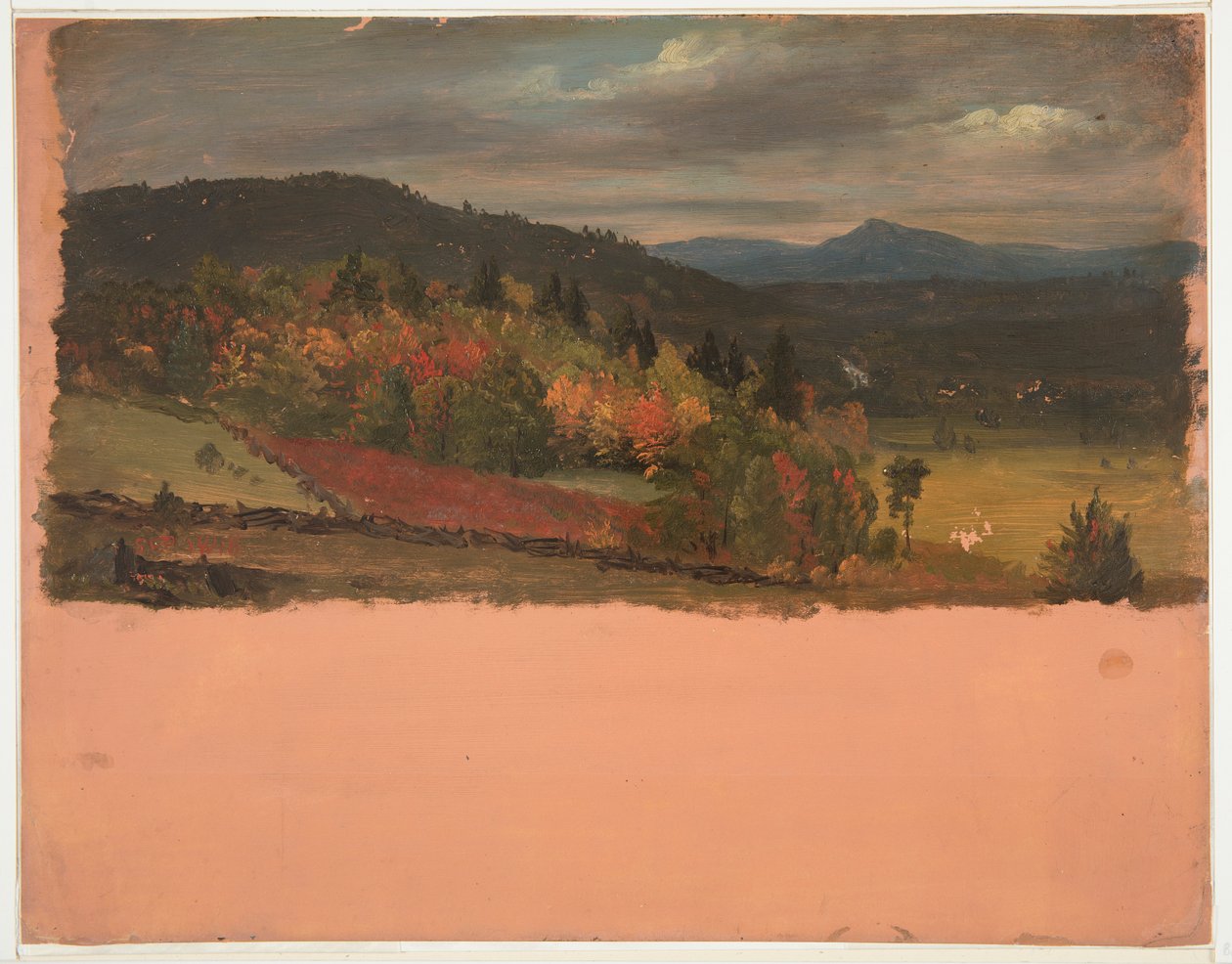 Paisagem de outono de Frederic Edwin Church